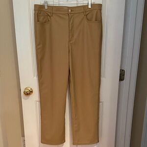 LOFT Faux Leather Trousers